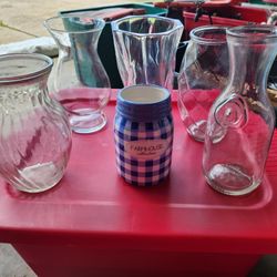 Variety Of Different Size Vases