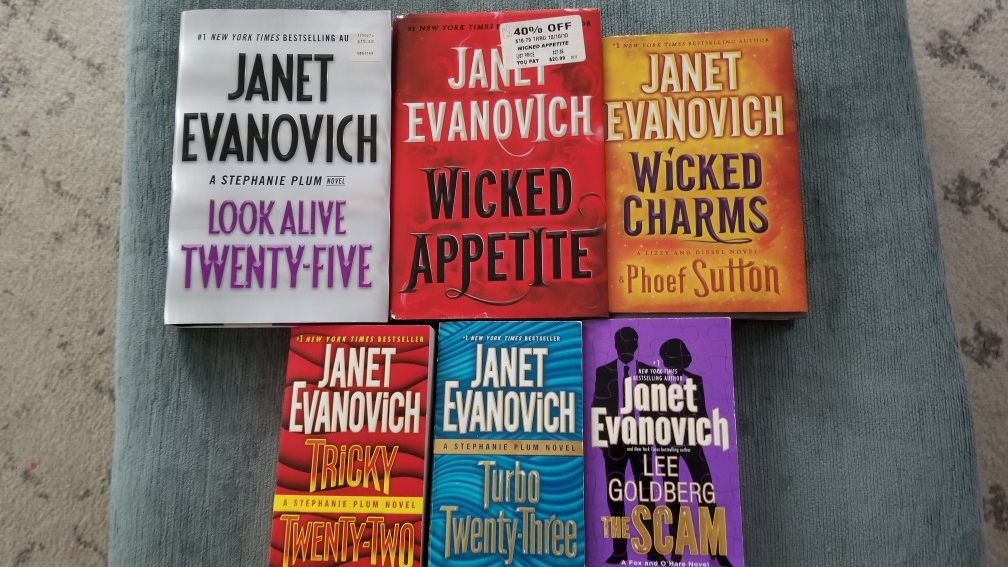 Lot of 6 Janet Evanovich Books
