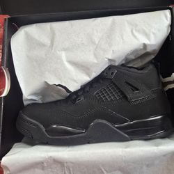 Jordan Retro 4s Black Cat Preschool