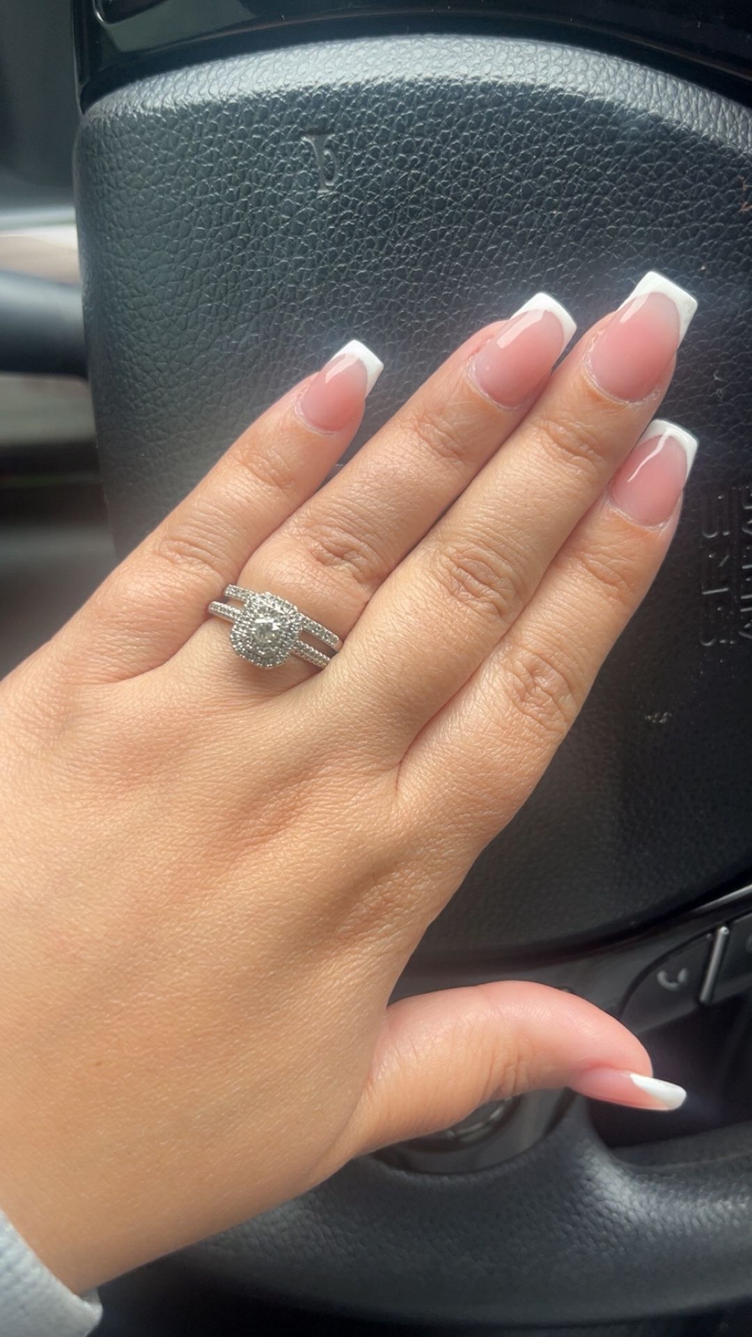 White Gold Ring With Band