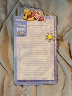 New Disney Winnie The Pooh Magnetic Notepad