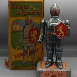 Night in Armour 1960's Vintage https://offerup.com/redirect/?o=VG95LkJveA== has age ware.Toy looks https://offerup.com/redirect/?o=TmV3Lk5v bow & arro