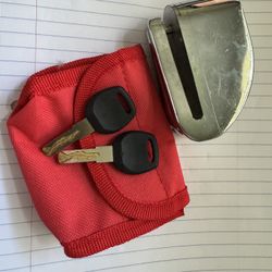 Universal Wheel Disk Lock w/Alarm