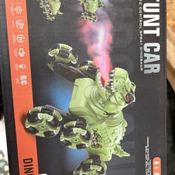 New Dinosaur Stunt Car Green