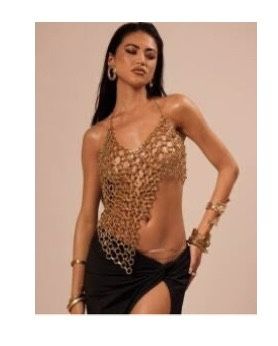 Chain Style Halter Top