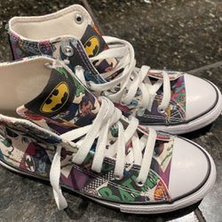 Converse All Star Batman Shoes - Kids size 2