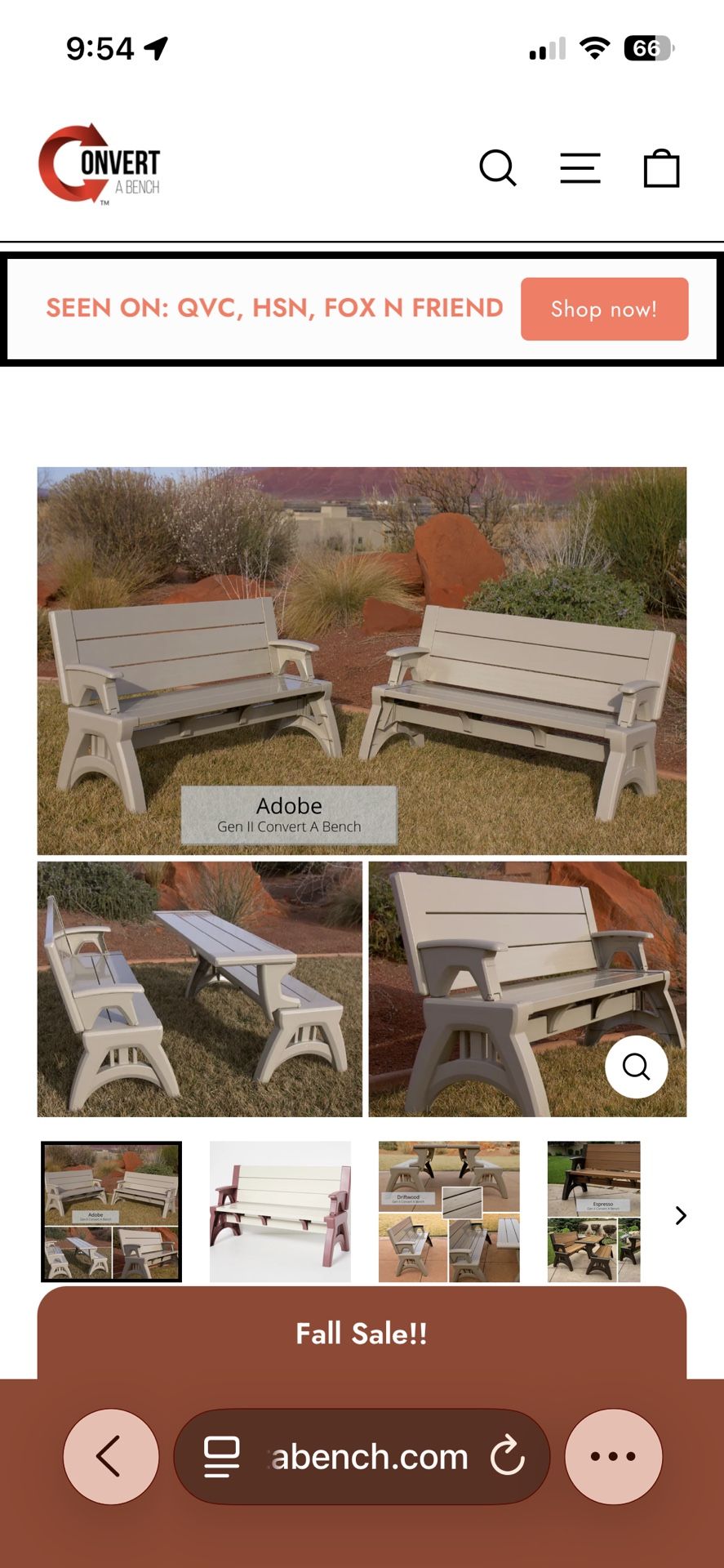 Con Vert A Bench
