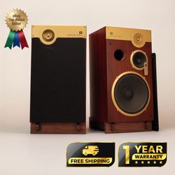 JBL Century Gold Vintage 3-Way Speakers (Pair) - Professionally Restored, 1-Year Warranty
