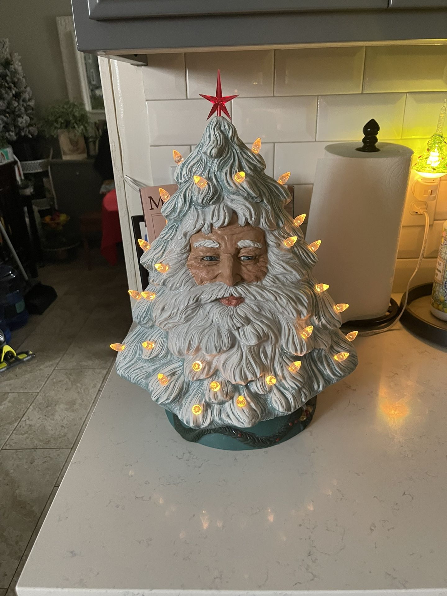Cermichrome Santa Face Tree