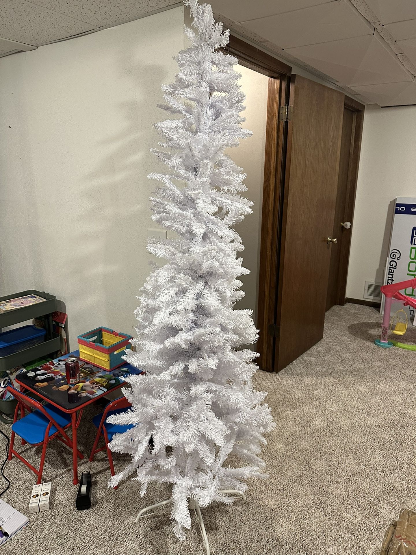 7 Ft White Christmas Tree