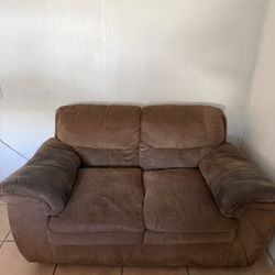2 Brown Couches 
