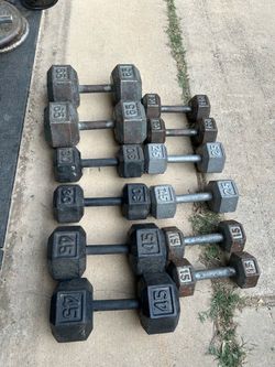 Dumbbells $1 per pound
