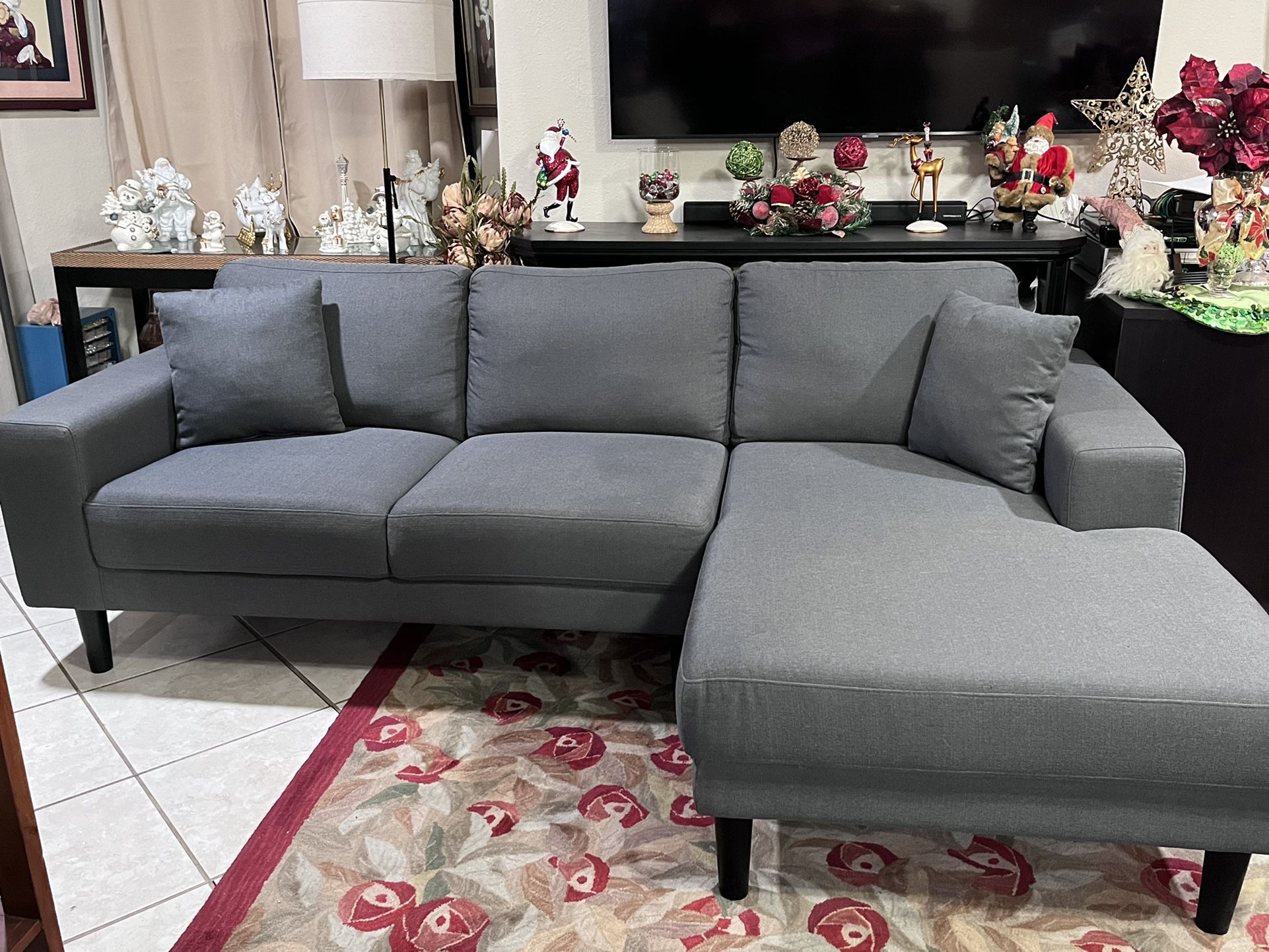 Sectional Couch Gray