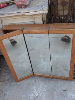 Three Panel Medicine Cabniet