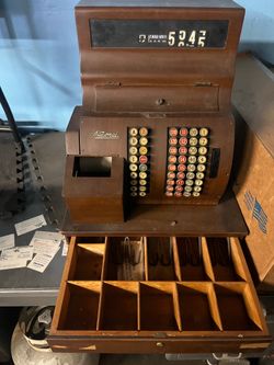 Vintage Cash Register- National