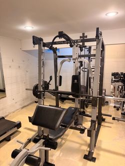 Gold's Gym Platinum Home Gym & Smith Machine Combo