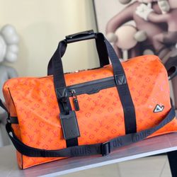 Virgil Abloh Basketball Keepall 55 Travel Bag 
