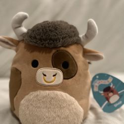 NWT Shep the spotted bull squishmallow 7.5 inches 