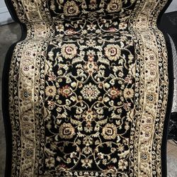 Westerly 25' Stair Runner Rugs - Marash Luxury Collection Stair Carpet Runners (Black)