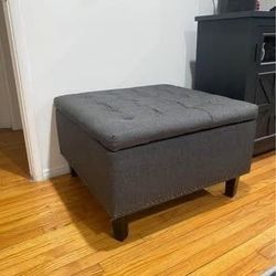 Grey Ottoman