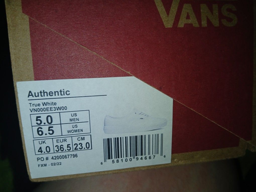 White VANS