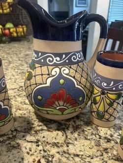 Jarra Con 5 Vasos