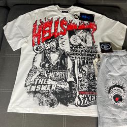 Hellstar shirt & Shorts