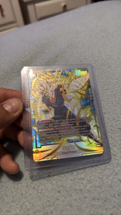 Dragon ball Z Vegito card