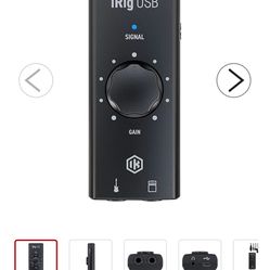 Irig Guitar To Usb -c Interface 