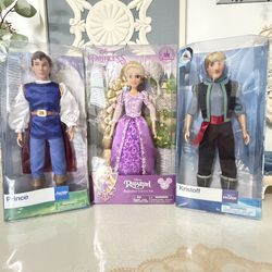 Barbie Disney Parks Princess Rapunzel & Prince Florian & Kristoff