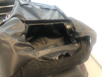 Travel bag for motorcycle made by Harley Davidson. Waterproof