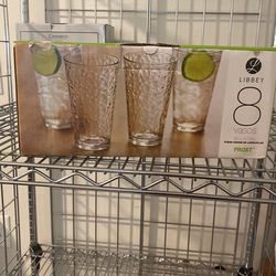 Glass 8 Pieces 16 Oz 