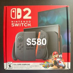Nintendo Switch 2 Console With Mario Kart World