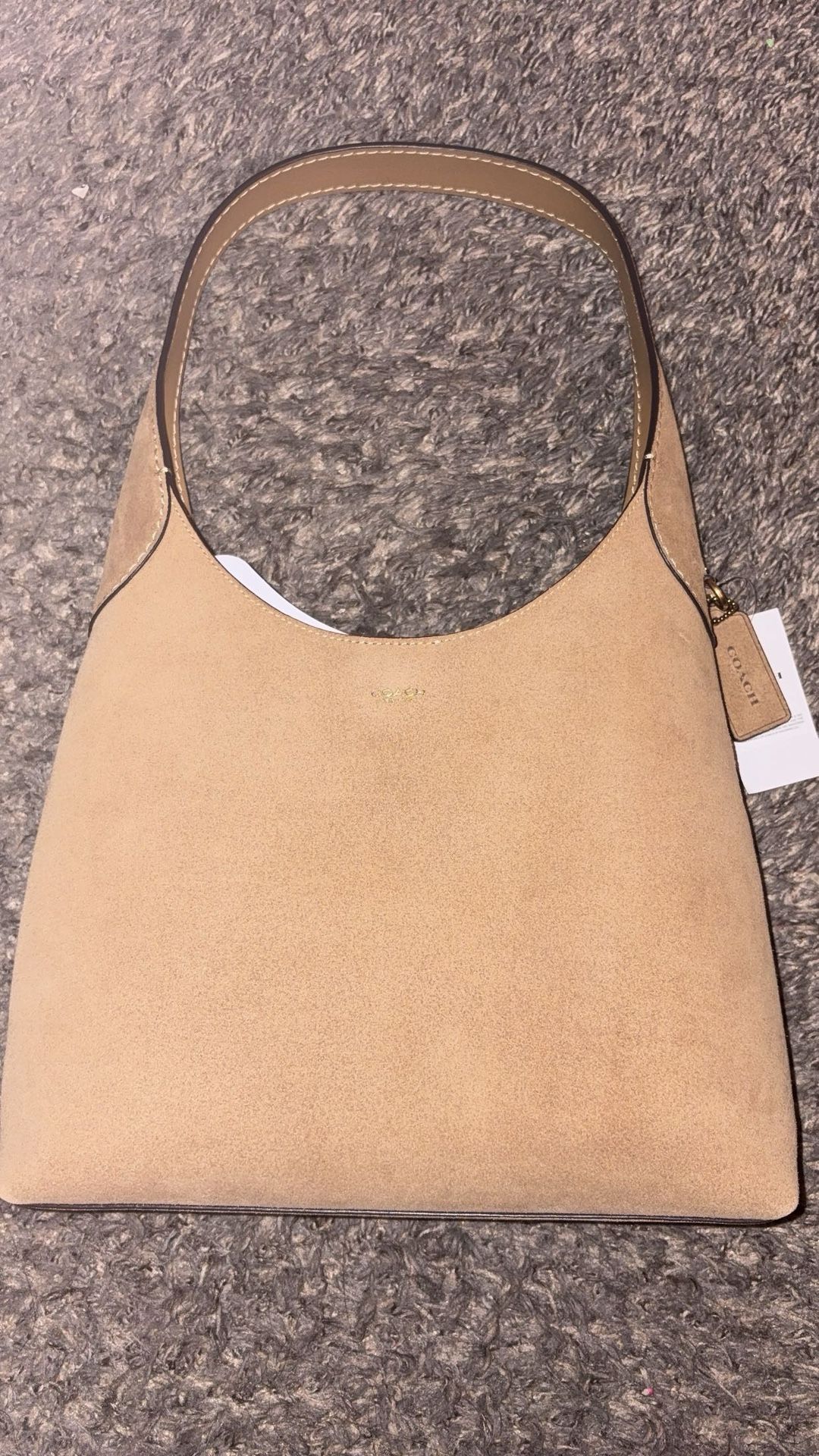 Coach Brooklyn 28 Shoulder Bag Suede