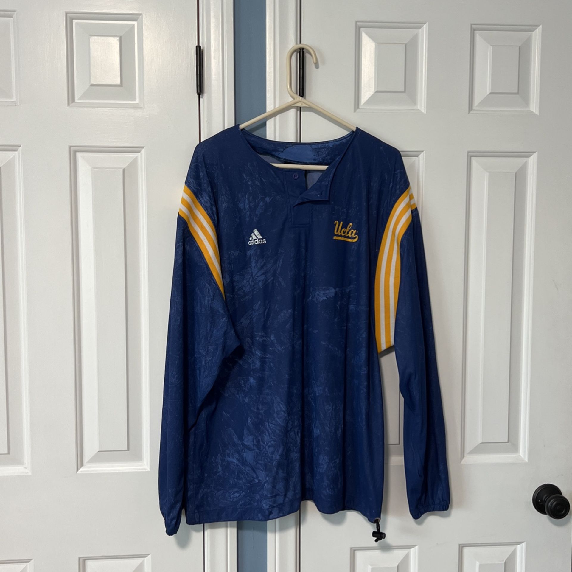 UCLA Long Sleeve Adidas Shirt/Parka Medium