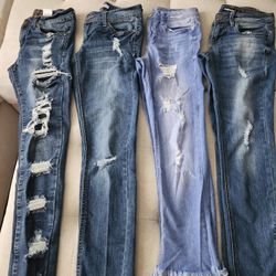 Estoy Bendiendo Estos Jean De Chica Size 1 Todos Por $20
