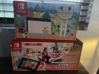 Nintendo switch Animal Crossing Edition With Mario Game 