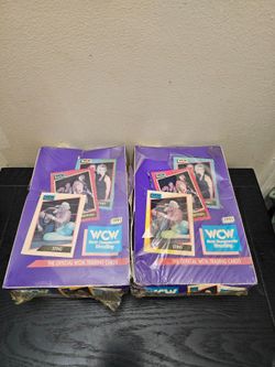 Vintage WCW Sealed Boxes Trading Crds