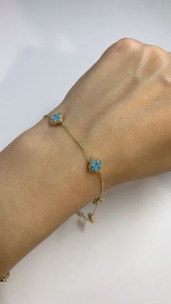 14k Clover Bracelet