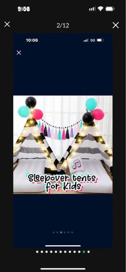 Teepee set of 7