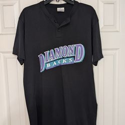 Vintage 90s Arizona Diamond Backs Majestic Baseball Jersey T Shirt Size Large