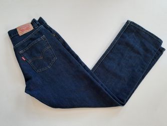 Levi's 514 boys blue denim jeans size14 reg 27x27