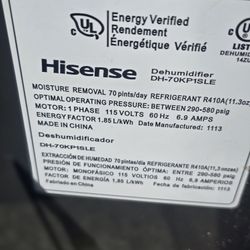 70 Pint Dehumidifier 