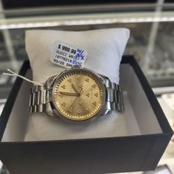 Gucci Watch Layway Available 10% Down If You Interested Please Make Sure You Ask For Maribel Thank You 