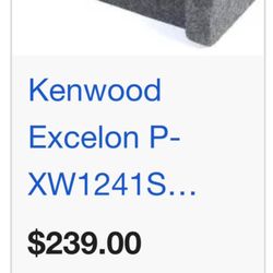 Kenwood Subwoofer