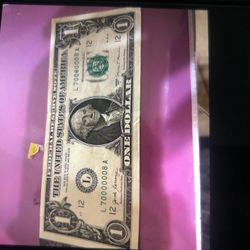 Billete De Un Dollar 1917