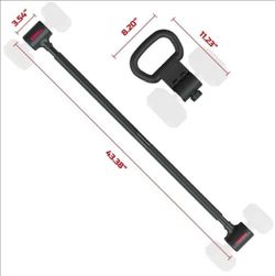 FitRx X-Bell System Dumbbells to Barbell Converter, Dumbbell to Curl Bar, Macebell and Kettlebell Handle