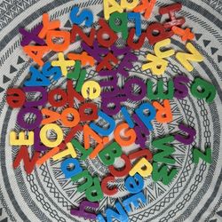 Set Of Magnetic Letters
