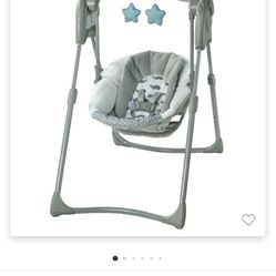 Graco Slim Spaces Compact Baby Swing 