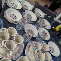 Sango Stoneware Zuni Southwestern
Pattern